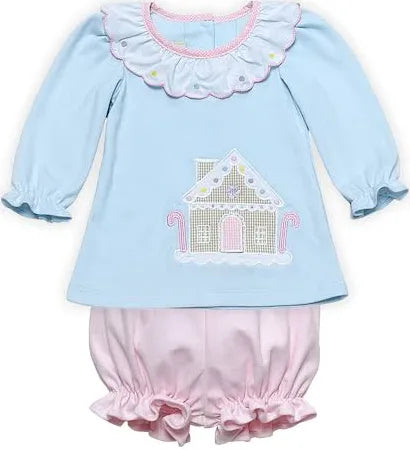 Zuccini Kids Gingerbread Amelie Bloomer Set