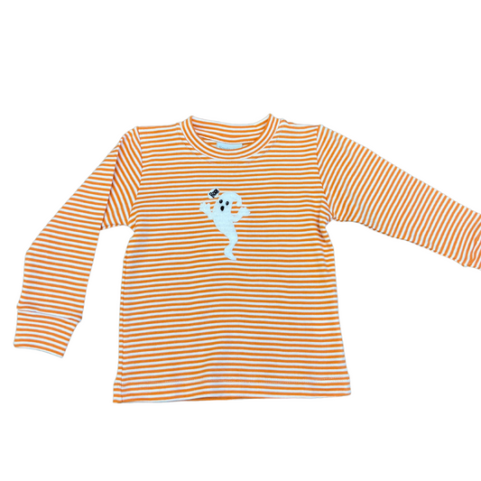 Squiggles Orange Boo L/S Shirt