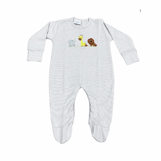 Squiggles Zoo Footed Romper