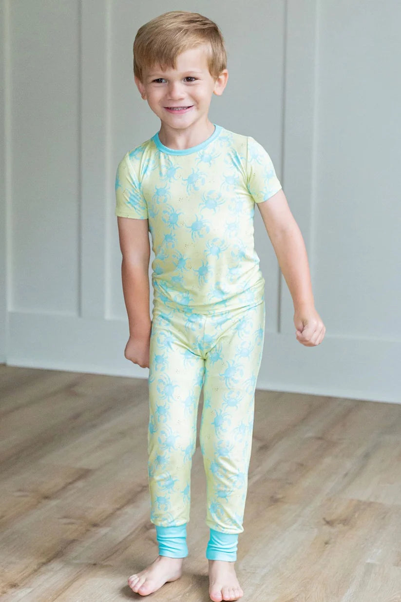 Sweet Bay Yellow Crab 2PC Pajamas