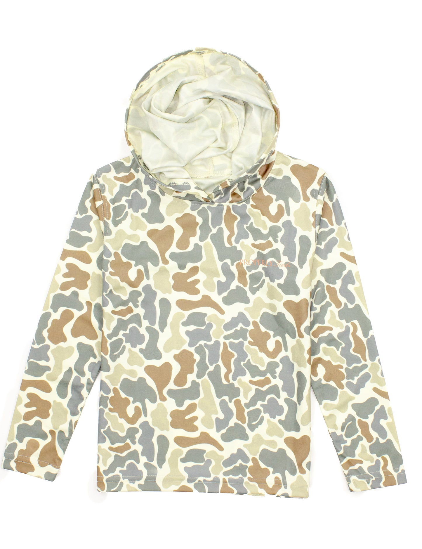 Properly Tied Boys Sportsman Performance Hoodie - Field Camo