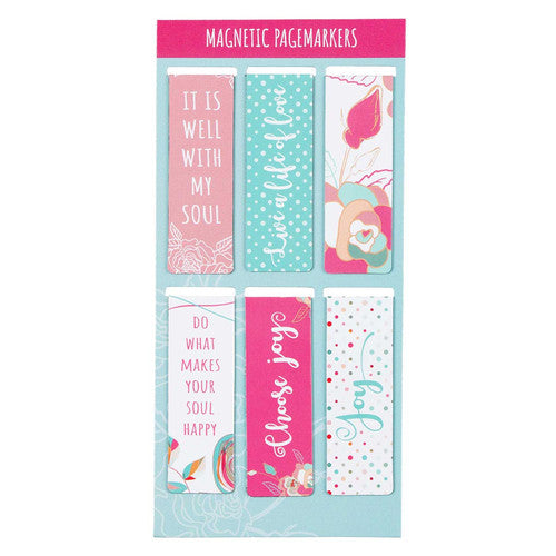 Magnetic page markers