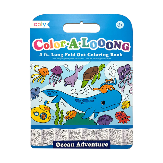 Color-A-Long Fold Out Kids Coloring Book