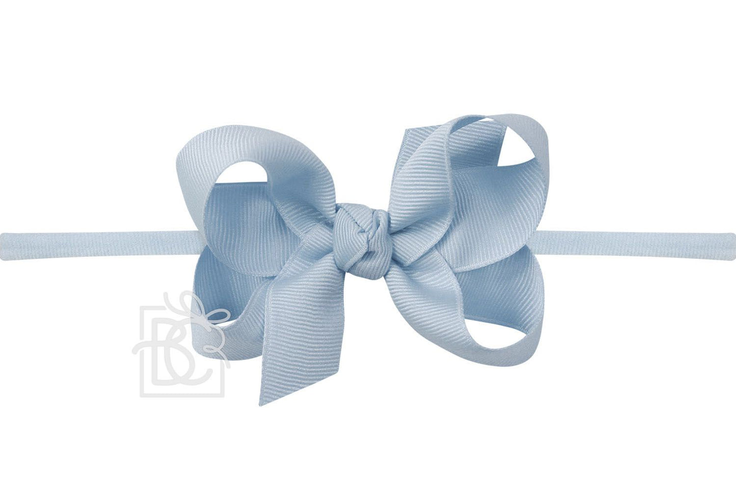 Beyond Creations’ Quarter Inch Pantyhose Headband with our Signature Grosgrain Bow