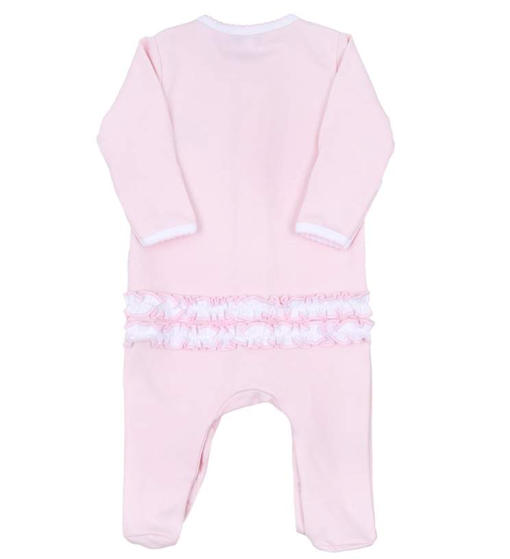 Magnolia Baby Sweet Little Christmas Ruffle Footie