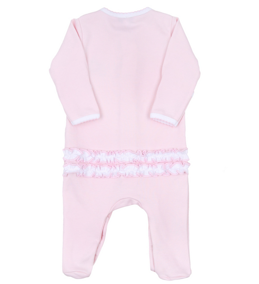 Magnolia Baby Sweet Little Christmas Ruffle Footie