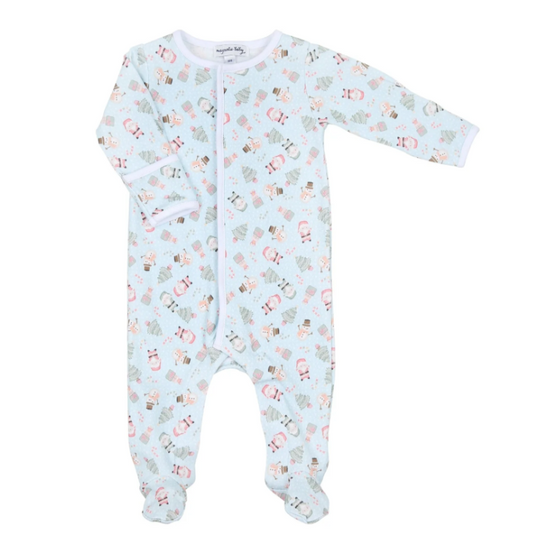 Magnolia Baby Sweet Little Christmas Printed Footie