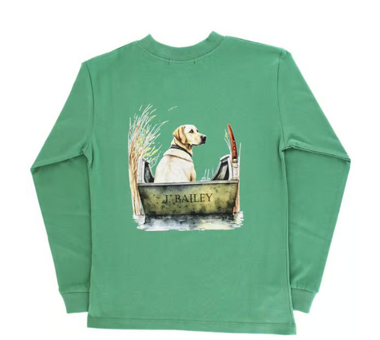 J. Bailey Logo Tee - Dog in Boat