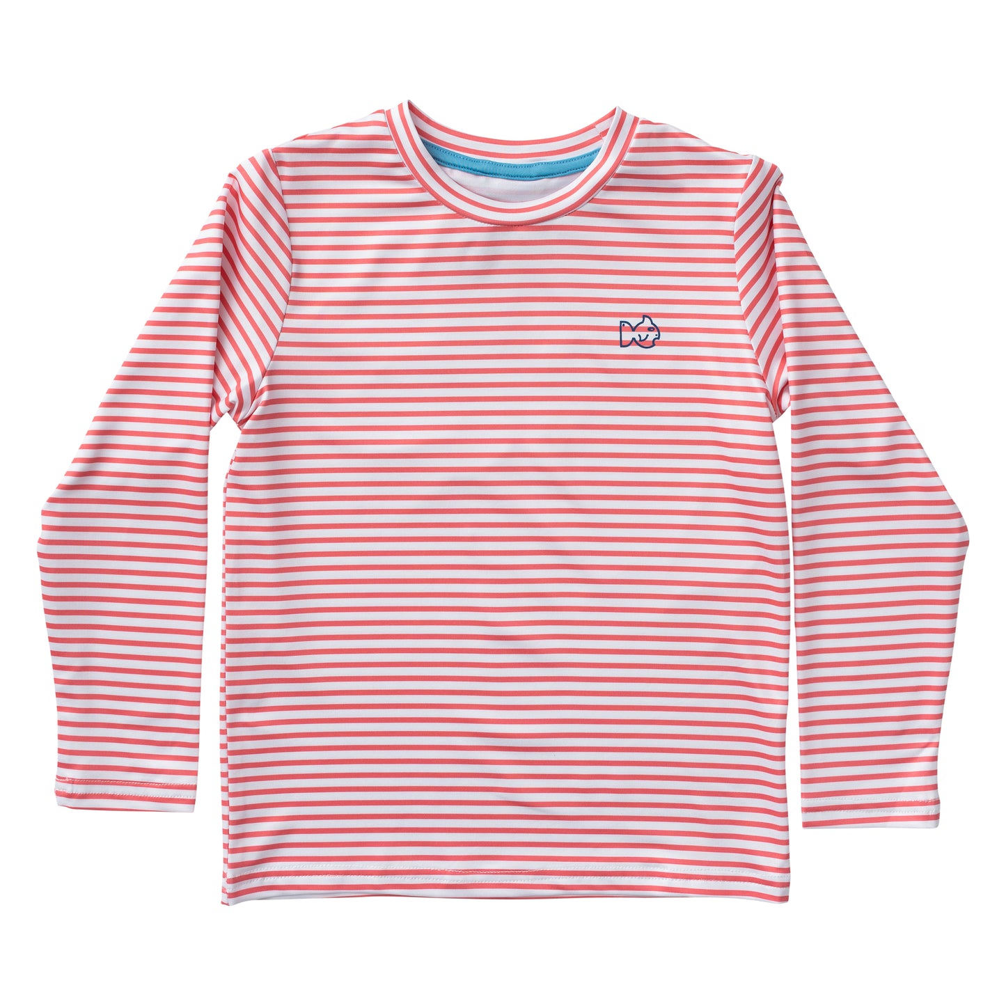 Prodoh Long Sleeve Pro Performance Fishing Tee Tea Rose Stripe