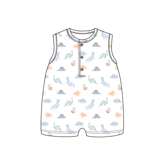 Baby Club Chic Baby Dino Romper