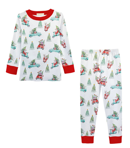 Baby Club Chic Santa is Here 2pc Pajamas