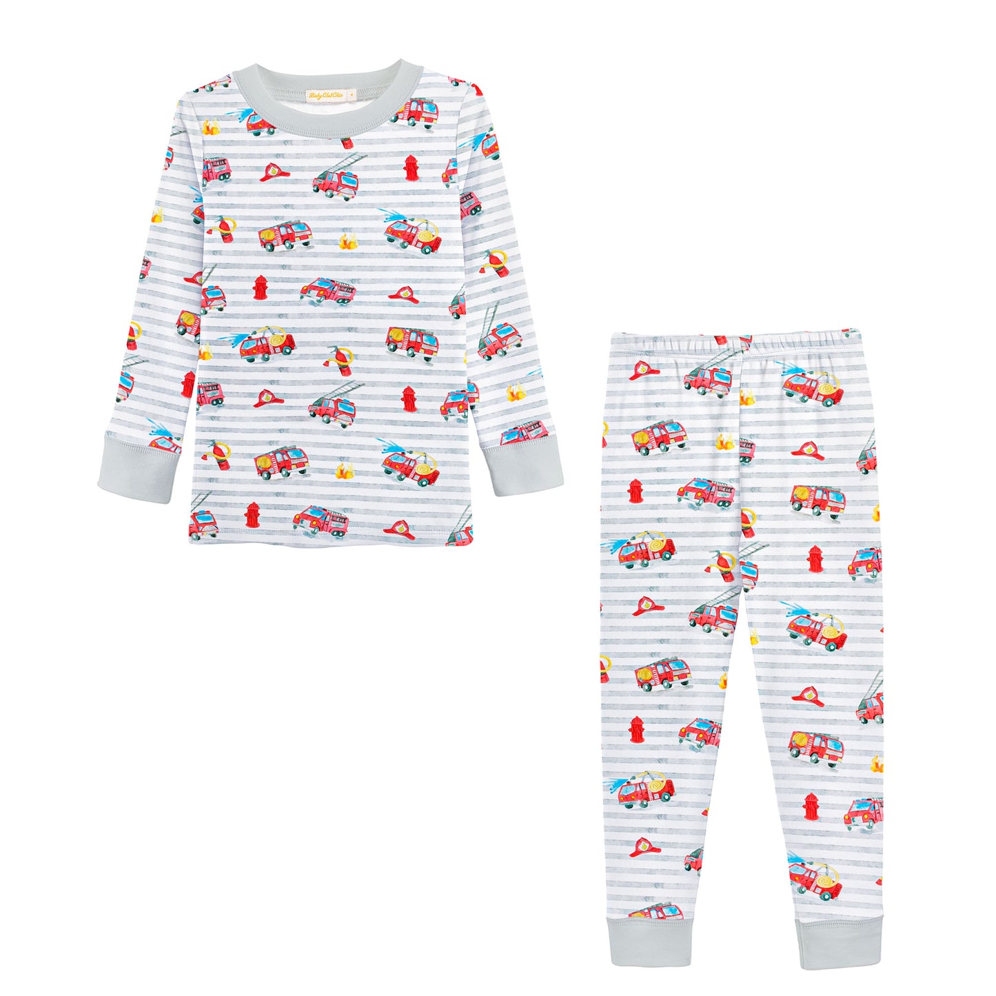 Baby Club Chic Firefighters PJs Set