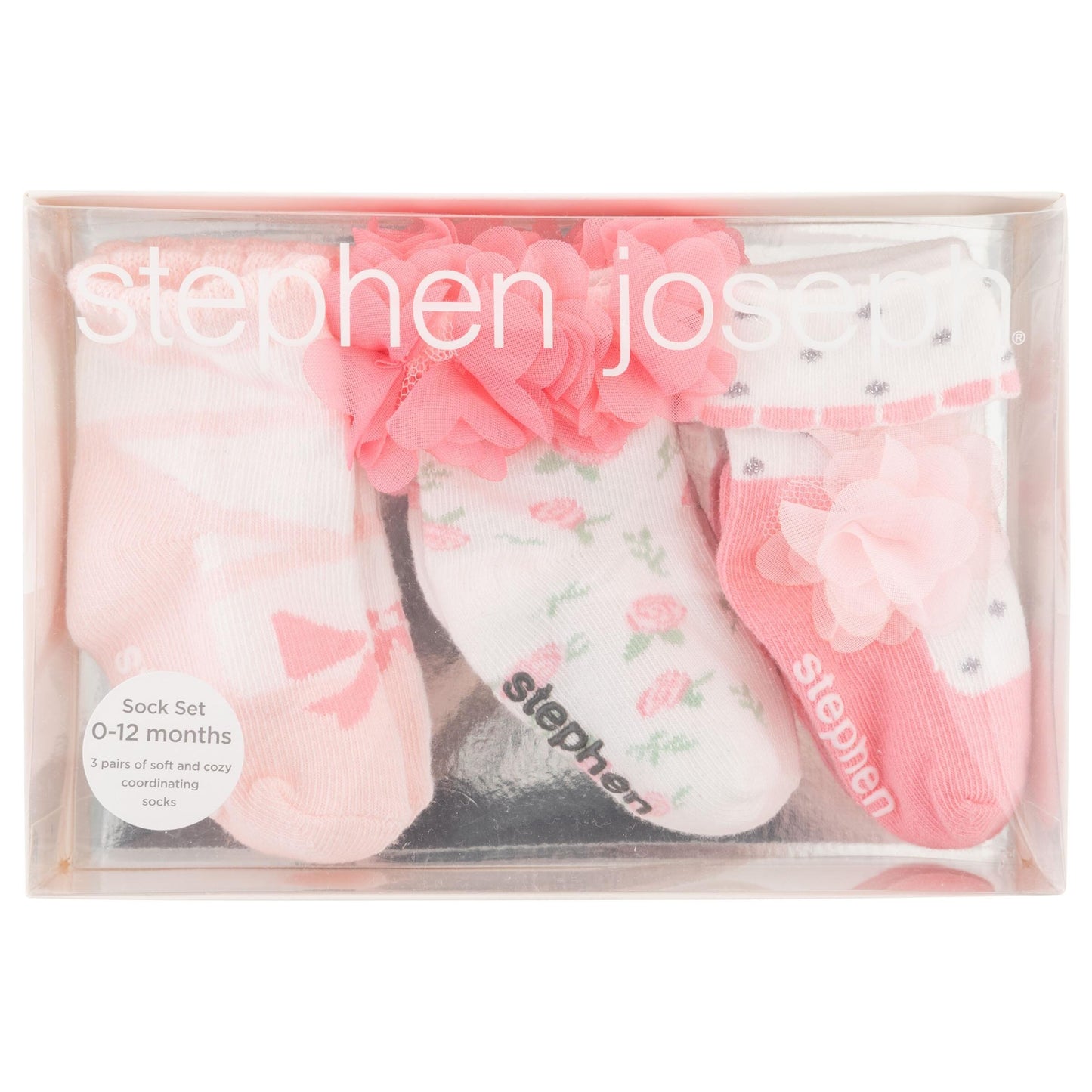 Stephen Joseph Boxed Set Socks - 3 pair