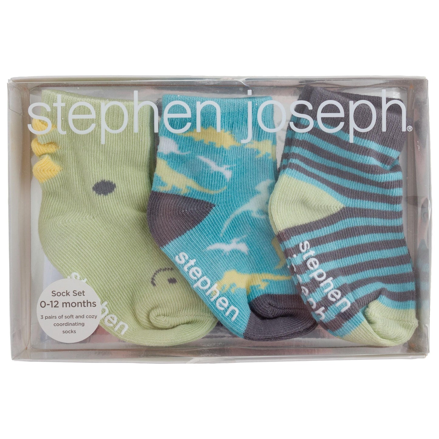 Stephen Joseph Boxed Set Socks - 3 pair