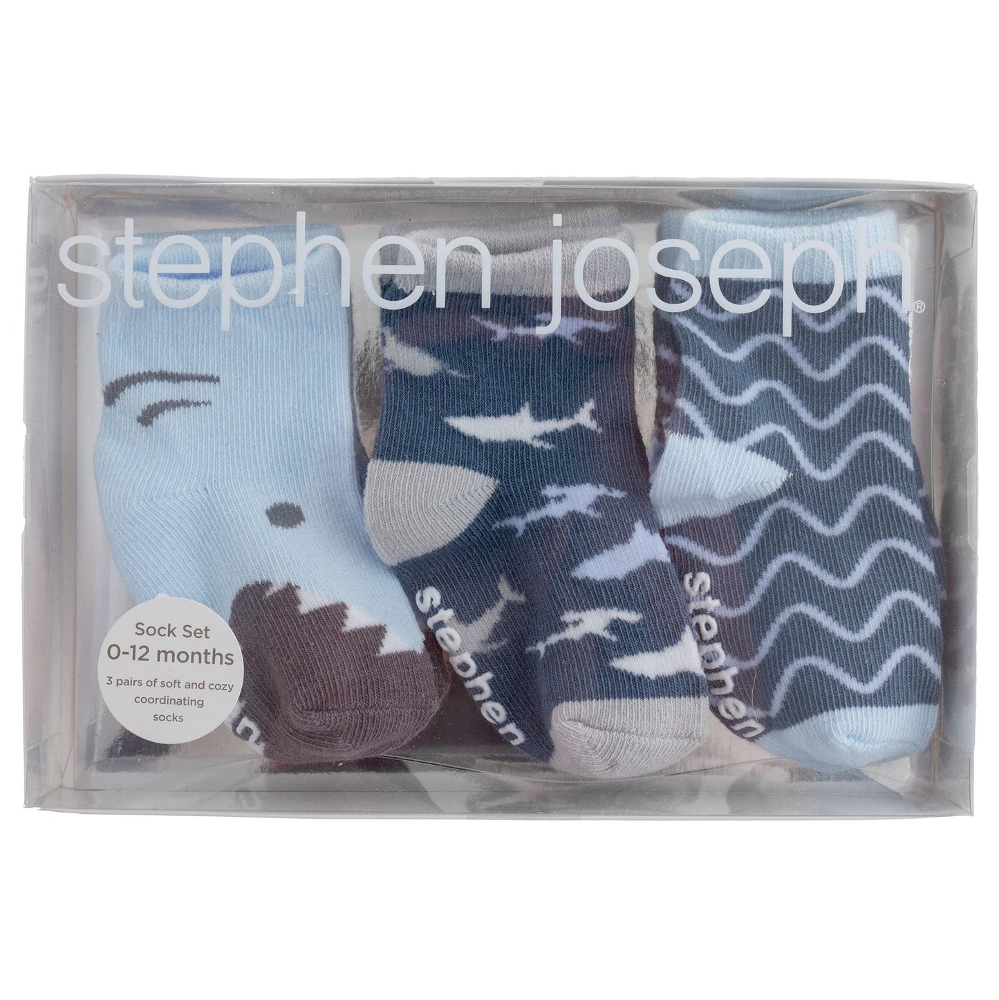 Stephen Joseph Boxed Set Socks - 3 pair