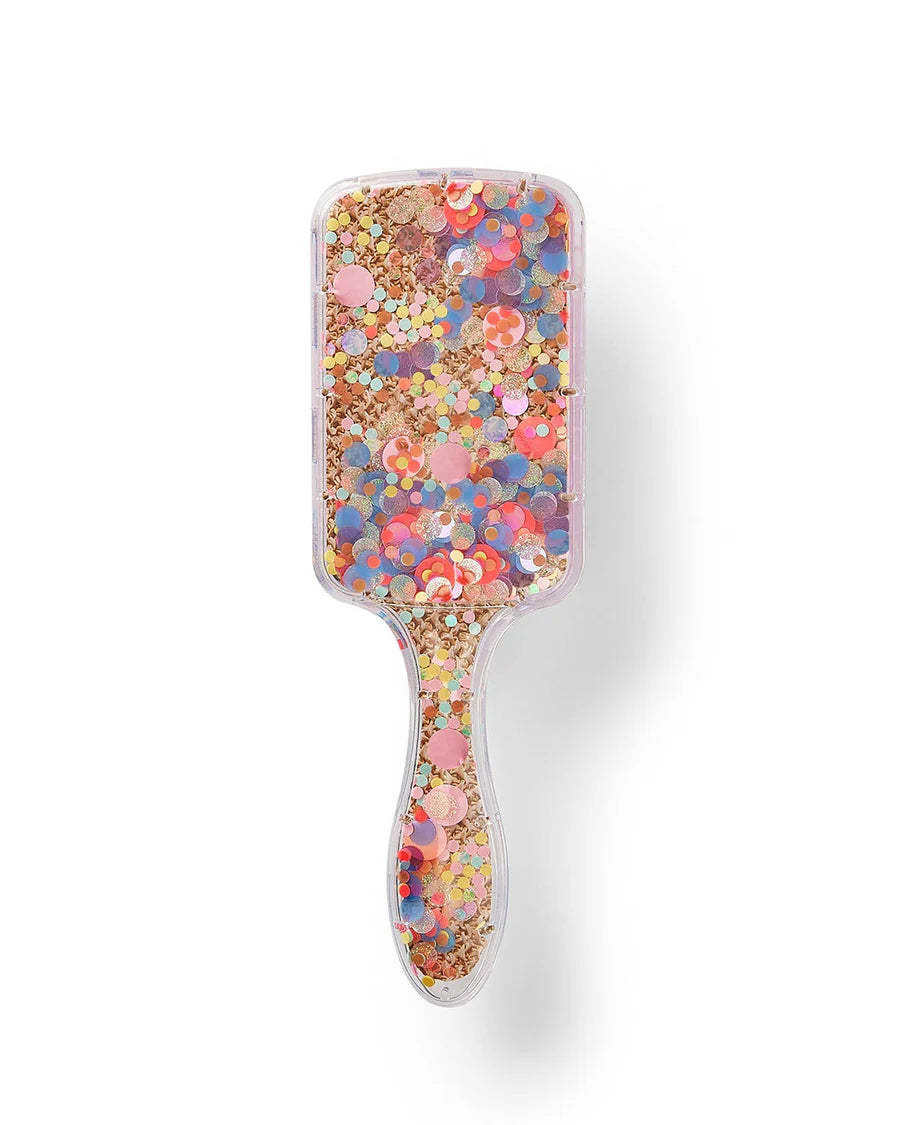 Packed Party Fun Confetti Paddle Hair Brush