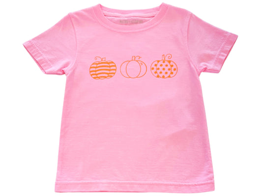 Mustard & Ketchup Pink Pumpkins SS Shirt
