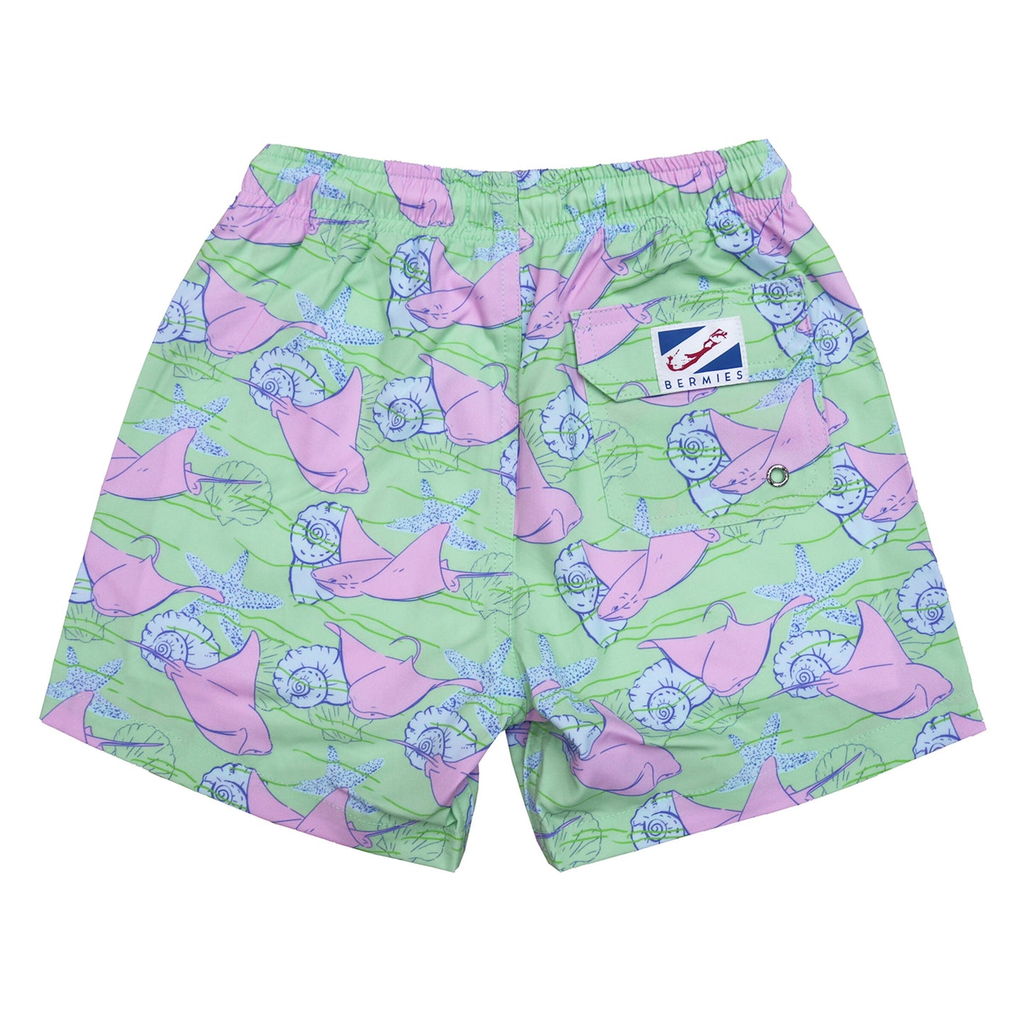 Bermies Stingray Boys Swim Trunks