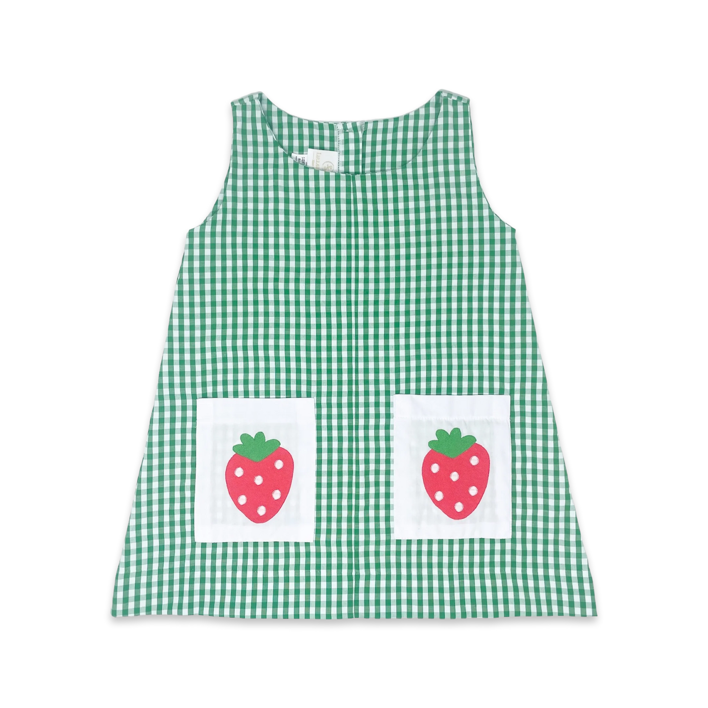 Lullaby Set Stephanie Dress - Strawberry Check