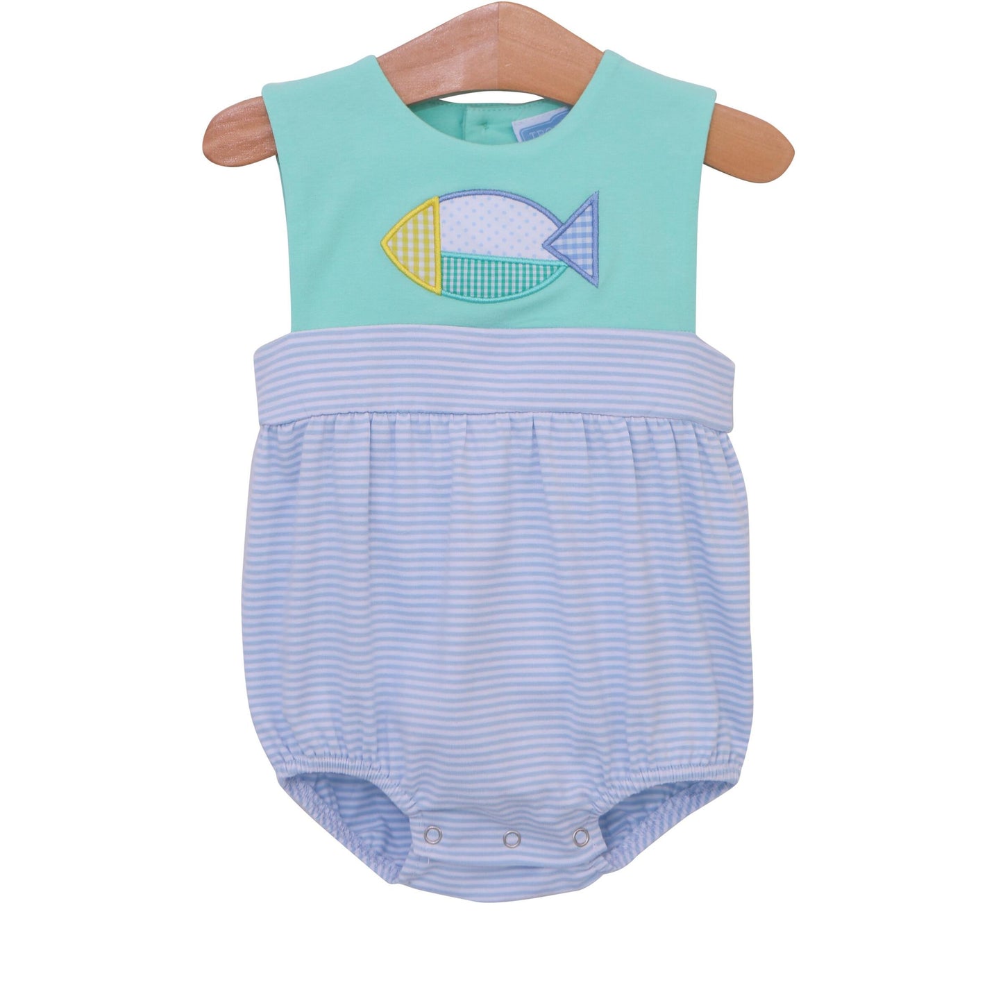 Trotter Street Color Block Fish Sun Suit