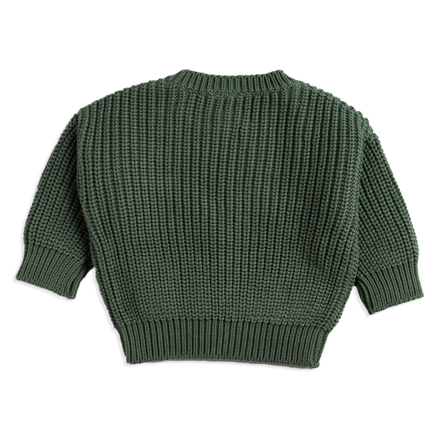 Tiny Twig Knitted Chunky Sweater - Agave