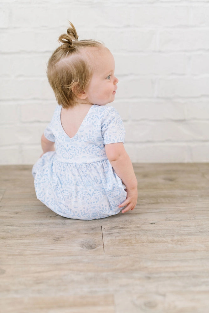 Ollie Jay Blue Bunnies Romper