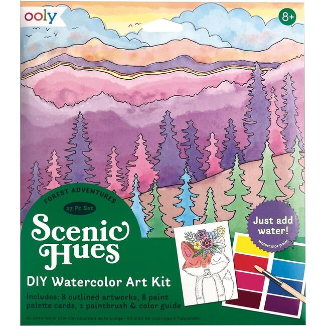 DIY Watercolor Art Kit - Forest Adventures