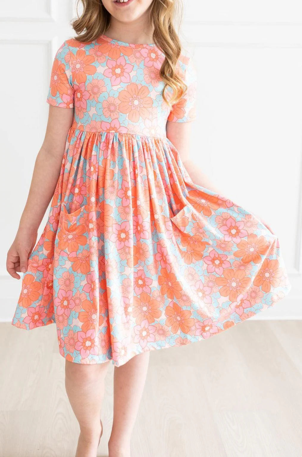 Mila & Rose Sweet Gardenias Pocket Twirl Dress