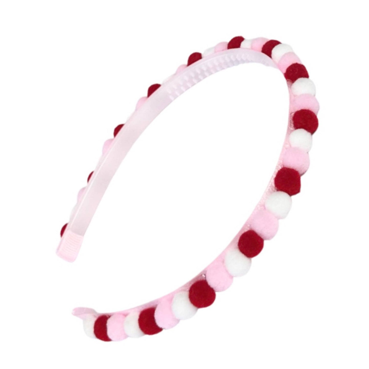 Valentines Pom Pom Headband