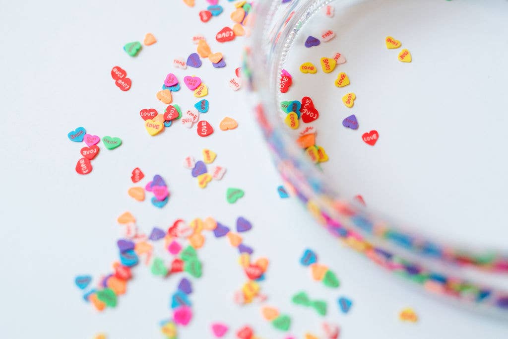 Confetti Shaker Headband - Candy Hearts