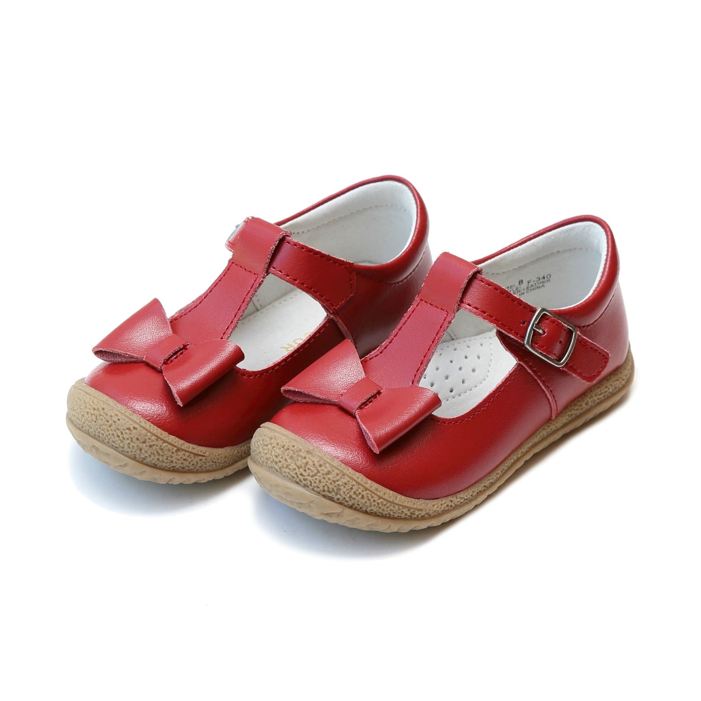 L'amour Emma Bow T-Strap Mary Jane - Red
