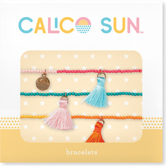 Calico Sun - Beaded Tassel Bracelet