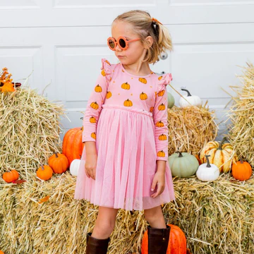 Sweet Wink Pumpkin Blush Tutu Dress