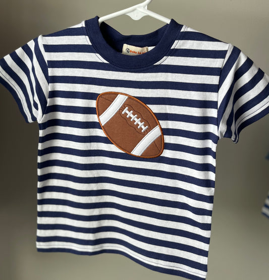 Luigi Kids Stripe Football T-Shirt