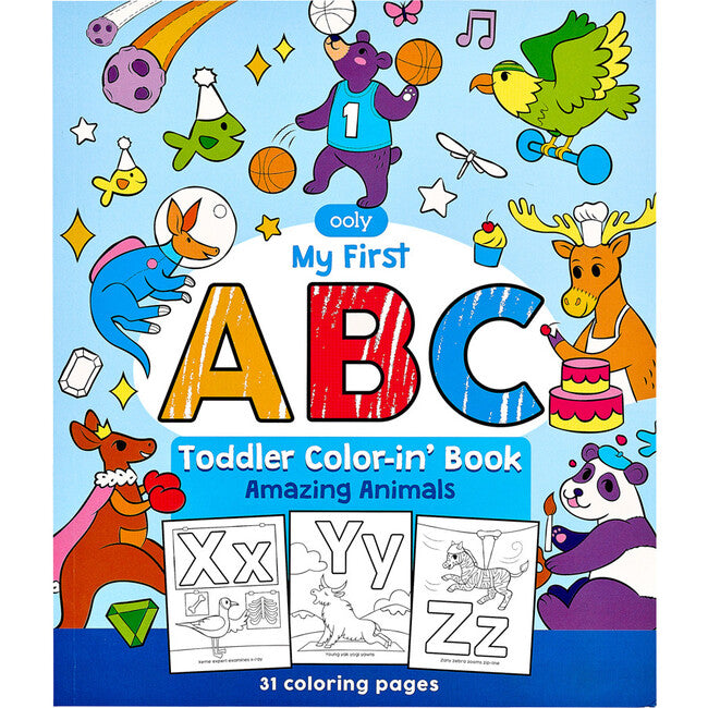 My First ABC Color-In Book