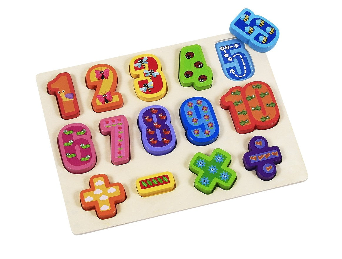 Wooden Alphabet & Number Puzzles