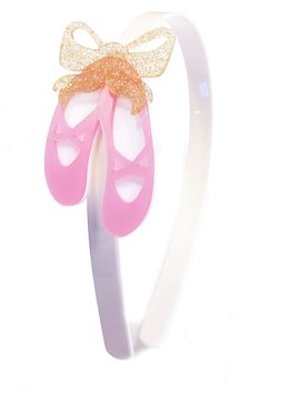 Lilies & Roses Ballet Slipper Pink Headband