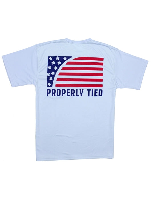 Properly Tied Performance Tee Sport Flag