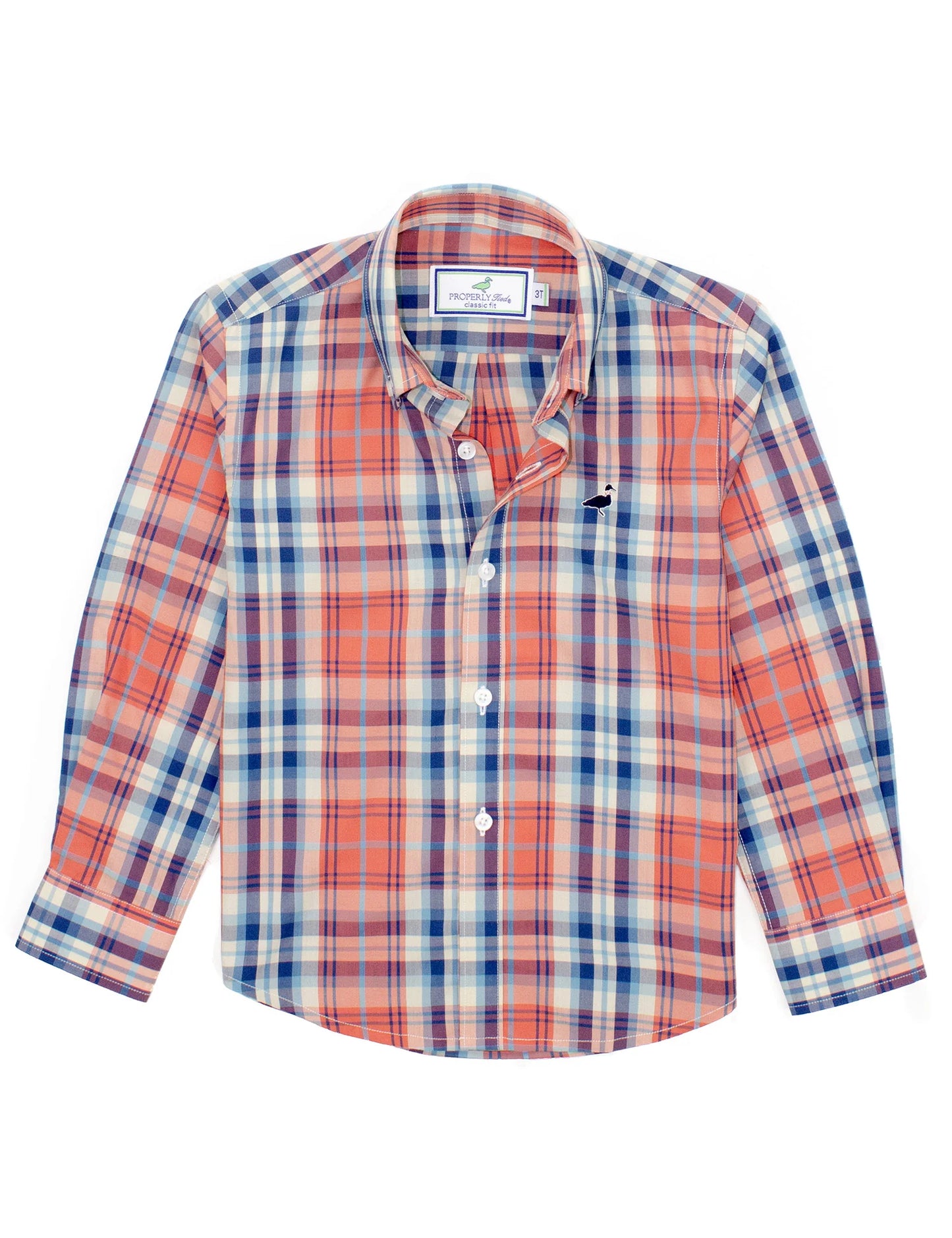 Properly Tied Boys Seasonal Sportshirt - Fireside