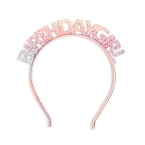 Pastel Birthday Girl Headband
