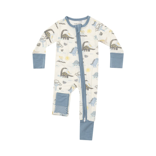 Angel Dear Baby Love Dinos Zipper Romper