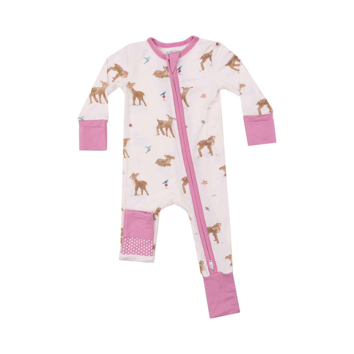 Angel Dear Soft Deer Zipper Romper