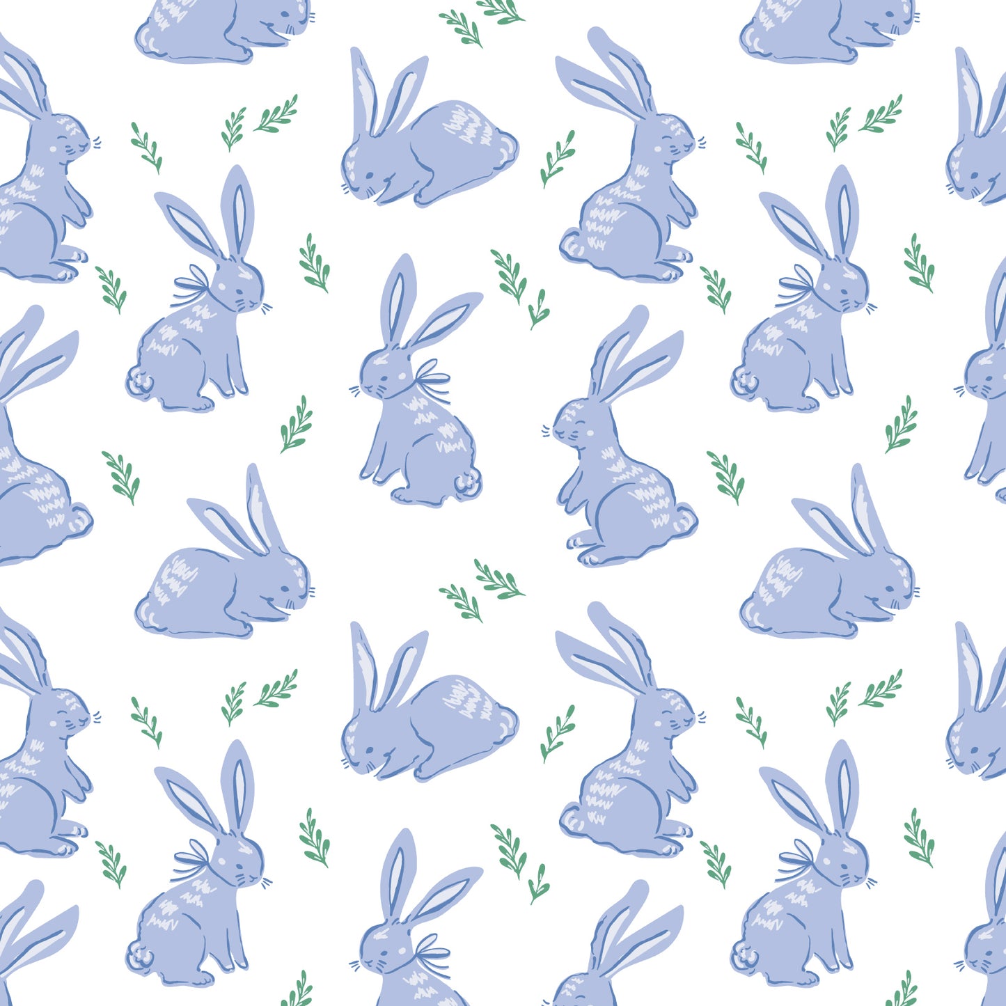 Lila & Hayes Bunny Hop Pajama Set