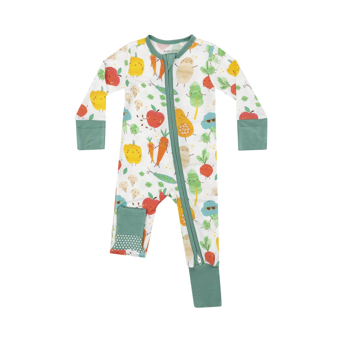 Angel Dear Fall Veggies Zipper Romper