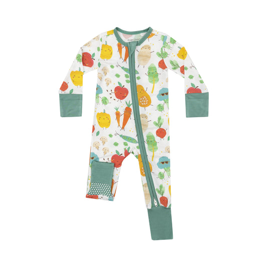 Angel Dear Fall Veggies Zipper Romper