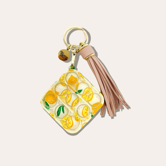 Lil Poppy Keychain- Citrus Lemon