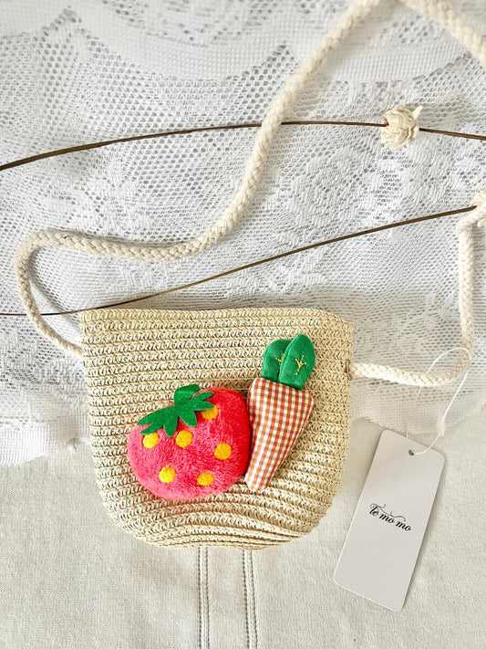 Spring Girls Straw Purse