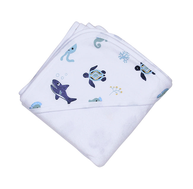 Sea Life Hooded Towel