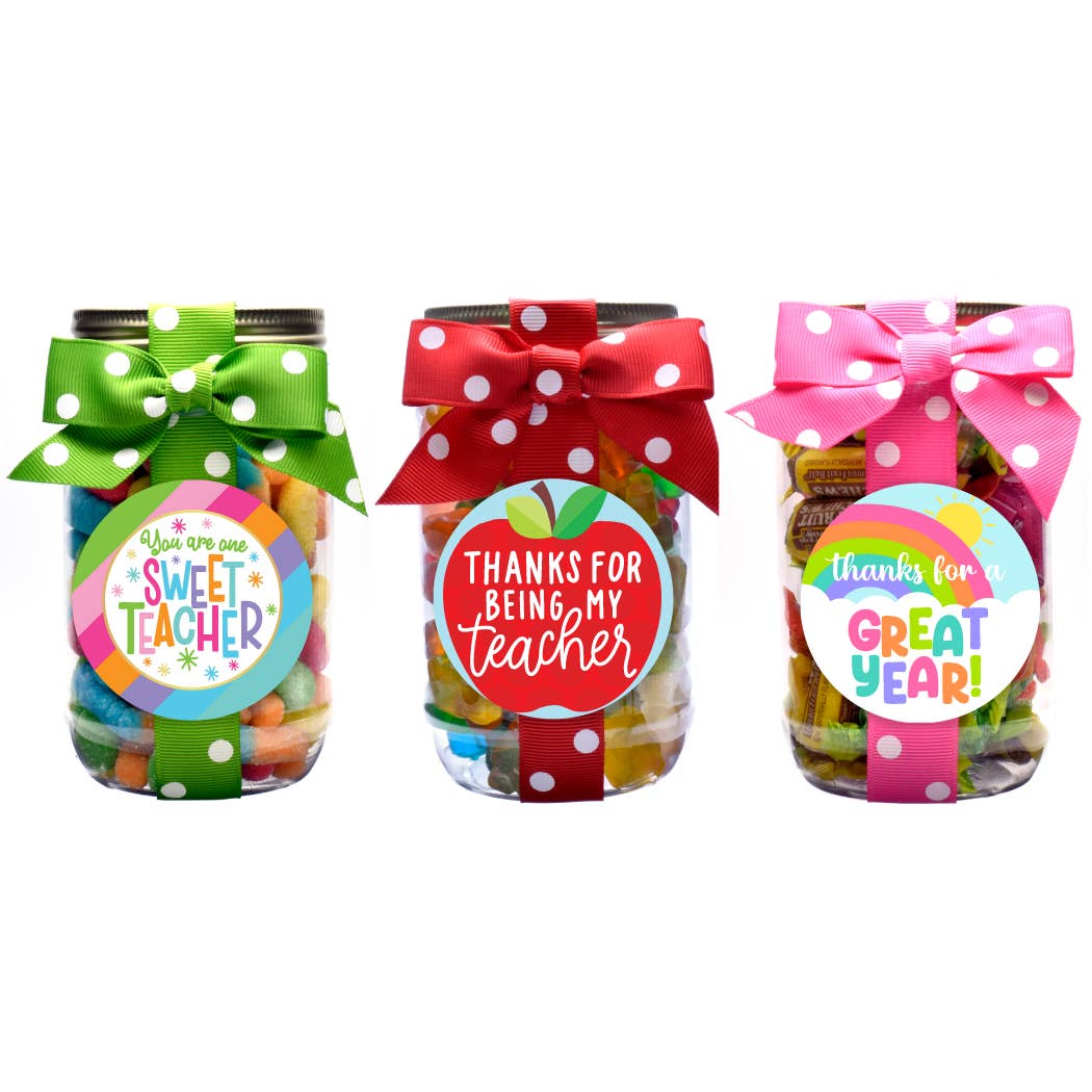 Oh, Sugar! Teacher Candy Plastic Pint Jars