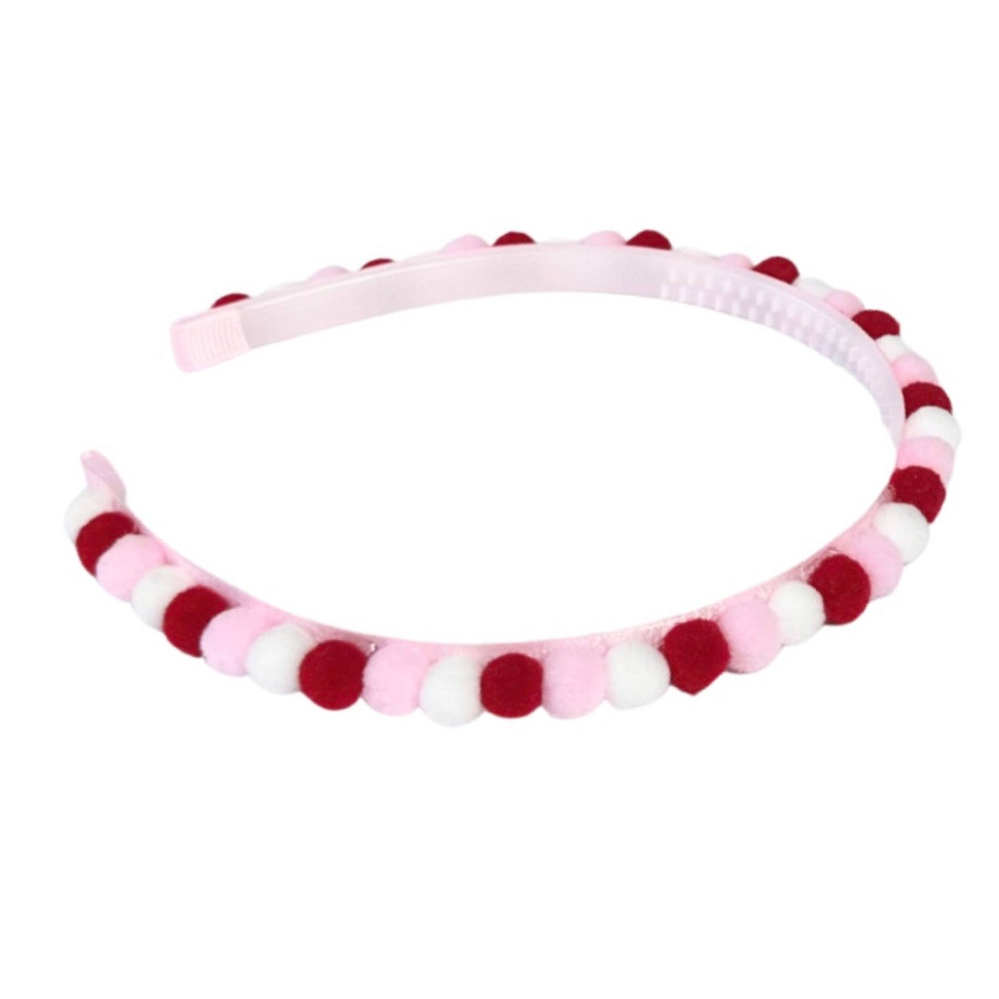 Valentines Pom Pom Headband